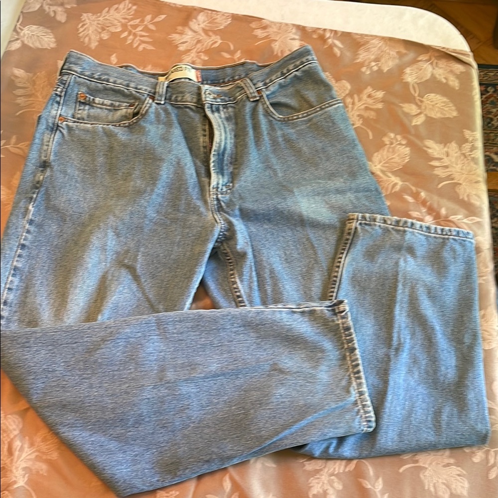Levi's 550 Blue Straight Leg Jeans Classic Denim